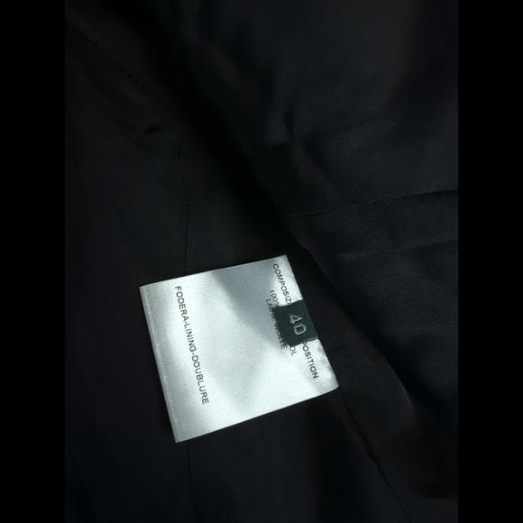 [SOLD] NWT 2004 ALEXANDER MCQUEEN Sz Women IT 40 US 4 Black White Stitch Jacket - Picture 12 of 12